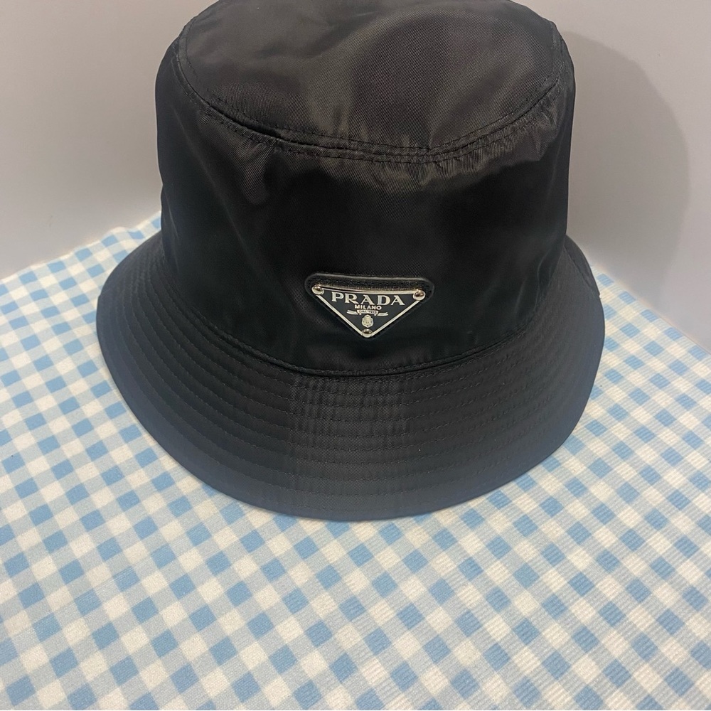 Prada Black Bucket Hat